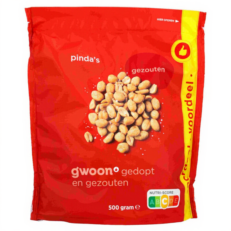 G'woon Gezouten Pinda's - 500 g