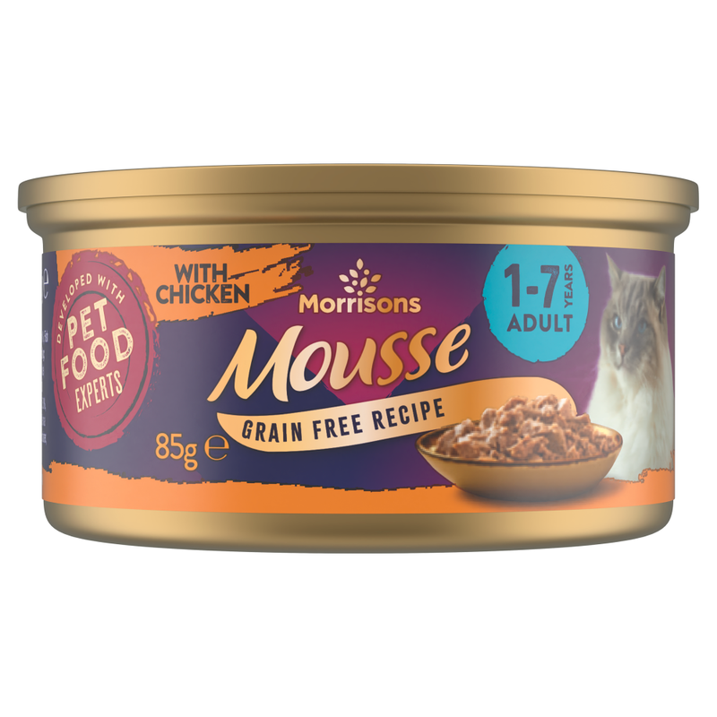Mousse Grain Free Recipe with Chicken 1-7 Years Adult 85g