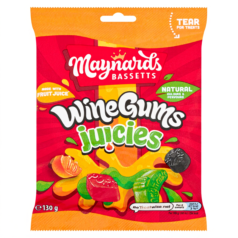 Bassetts Wine Gums Juicies 130g