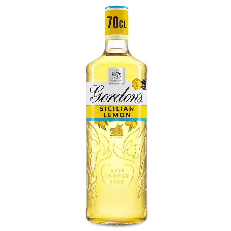 Sicilian Lemon Distilled Flavoured gin Vol 70cl Bottle