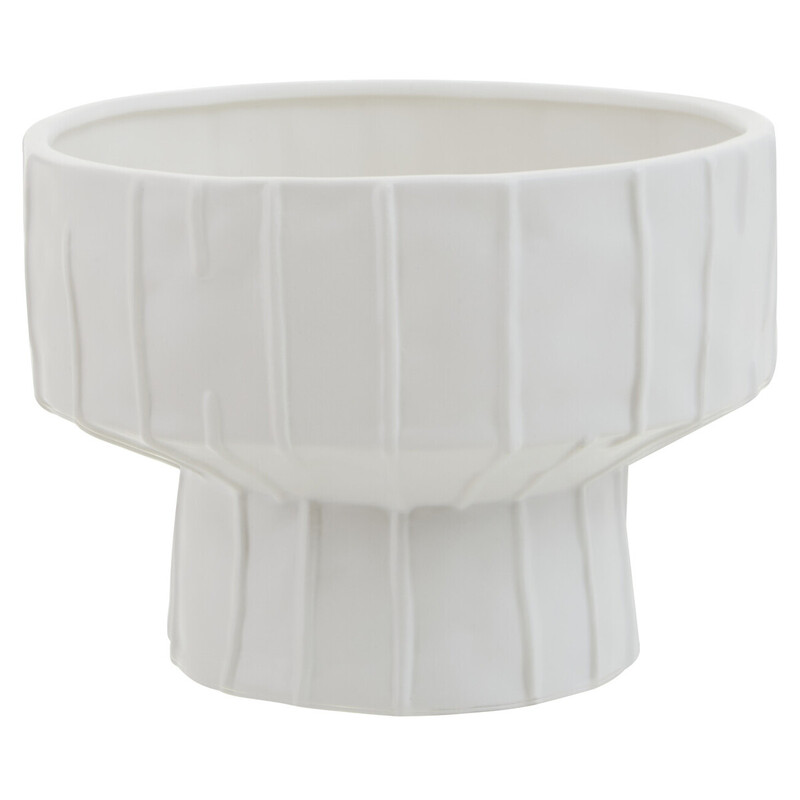 Vase Fara White Wide
