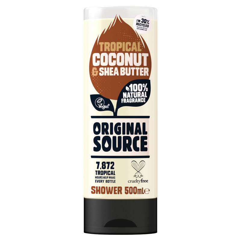 Coconut & Shea Butter Vegan Shower Gel 500ml