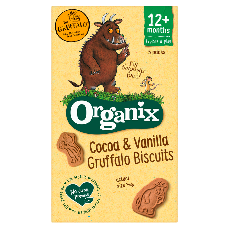 Cocoa & Vanilla Gruffalo Biscuits 12+ Months 5 x 20g