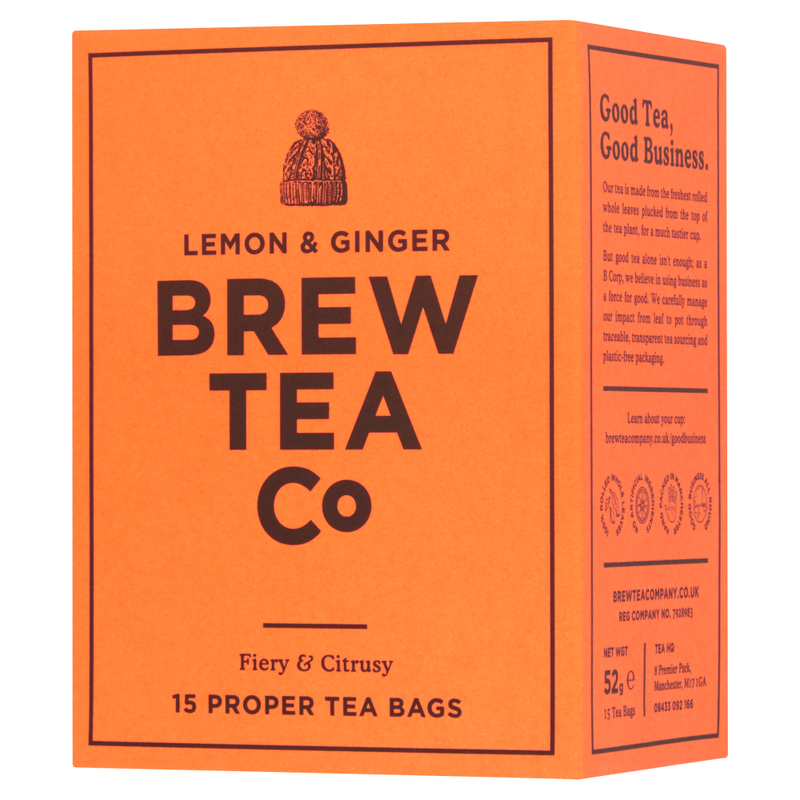 Lemon & ginger (15 Proper Tea Bags) - 52g