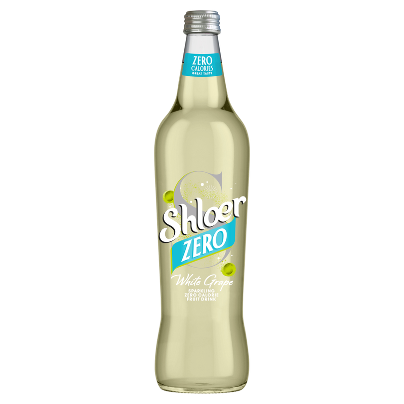 Shloer White Grape Sparkling Zero Calorie Fruit Drink 750Ml