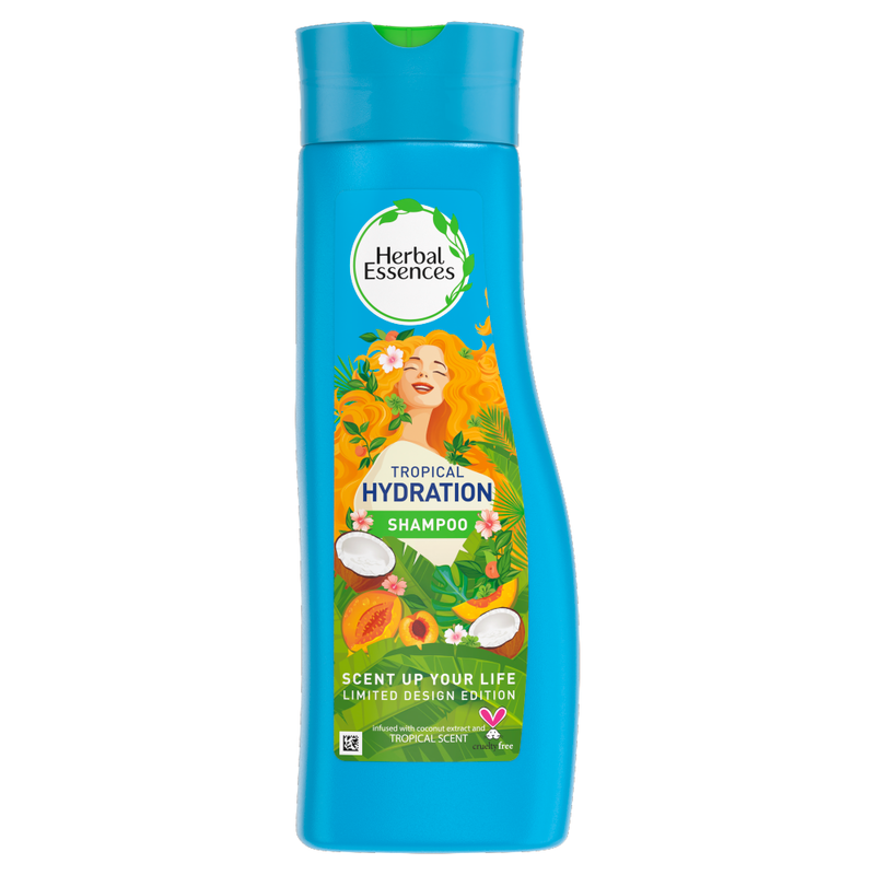 TROPICAL HYDRATION Shampoo Moisturises Dry Damaged Hair 400ml