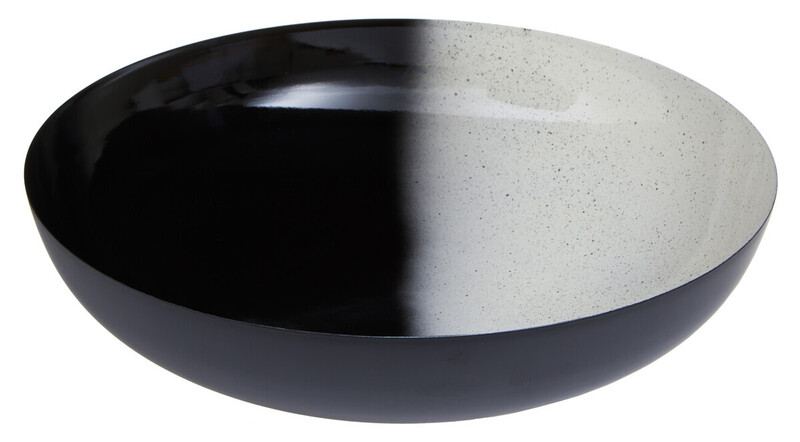 Decorative Bowl Rasmus Ombre Black/White