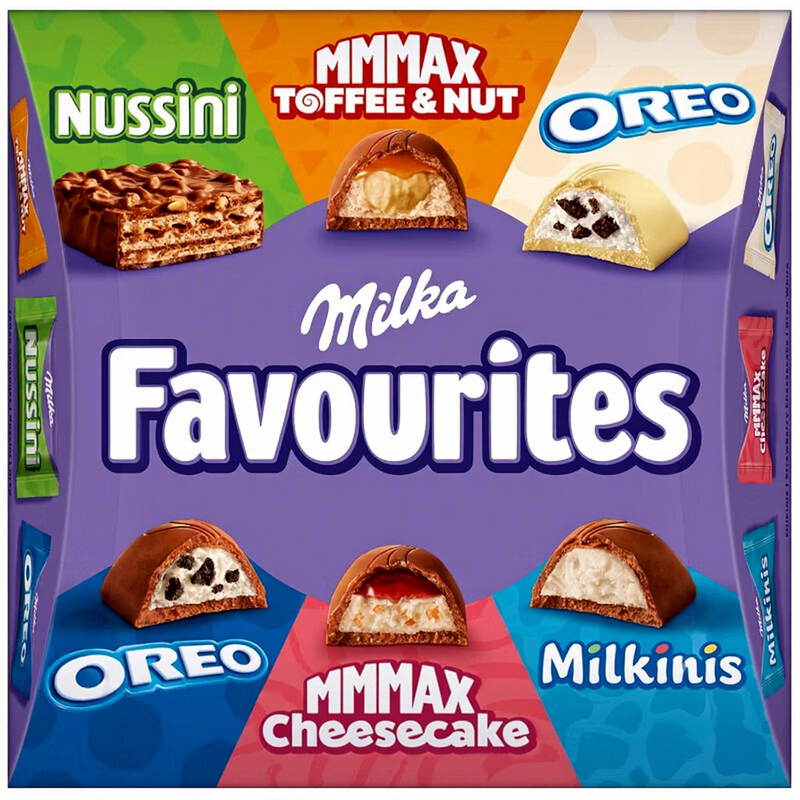 Milka Favorites gemischte Snacks 158 g