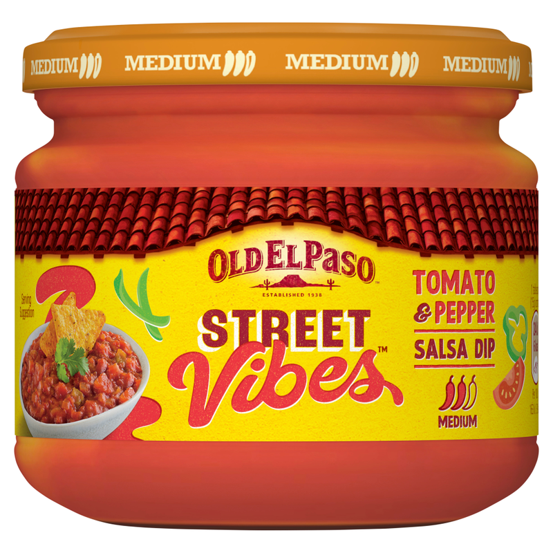 Street Vibes Tomato & Pepper Salsa Dip 312g