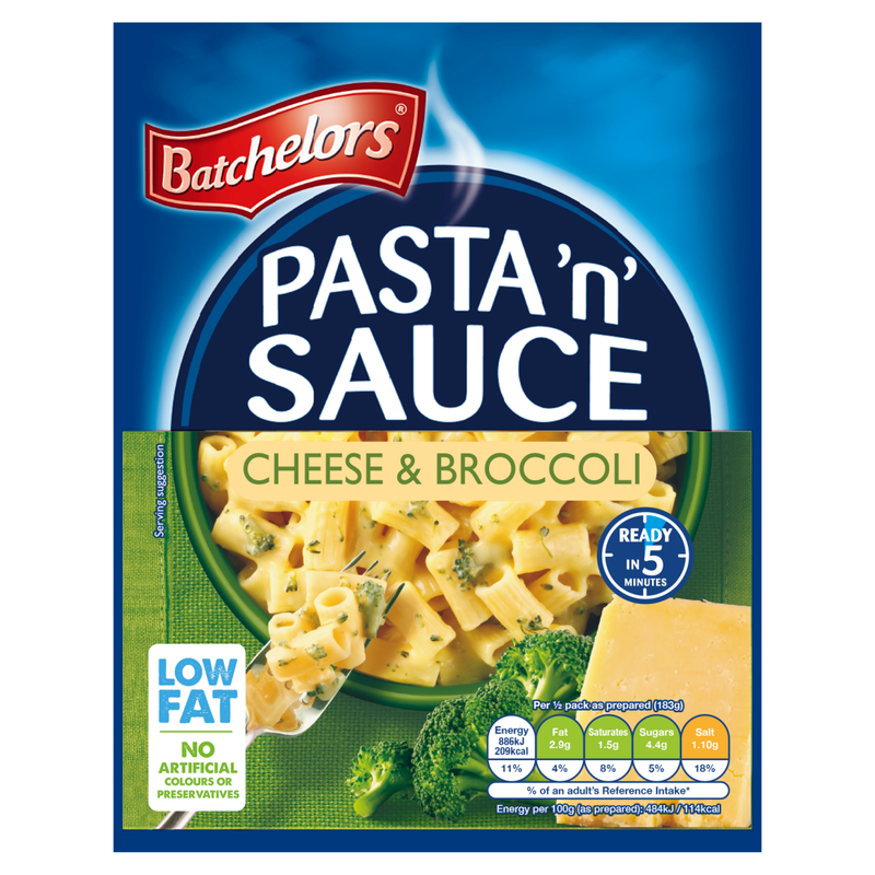 Batchelors Golden Pasta 'N' Sauce Cheese & Broccoli 99G