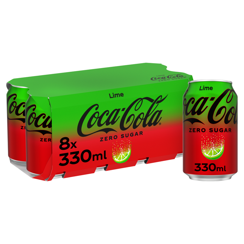 Lime Zero 8 X 330ml