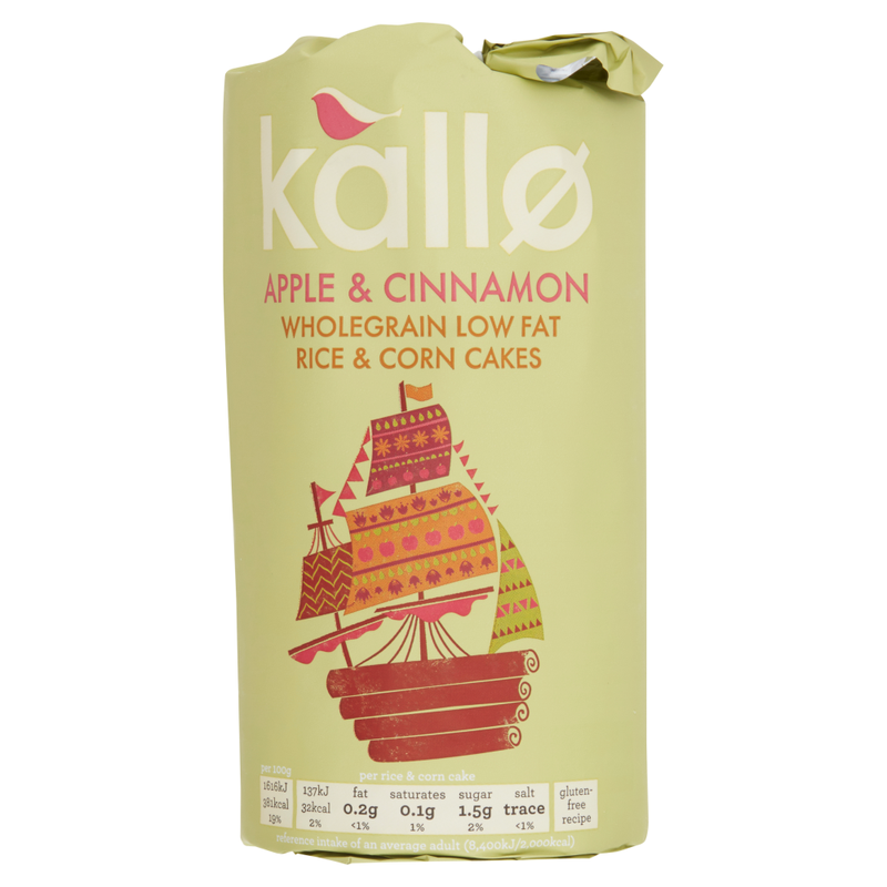 Jumbo Apple & Cinnamon Rice Cakes 127g