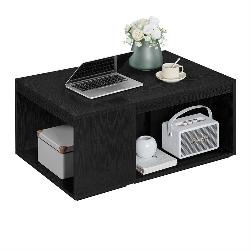 Coffee Tables Customisable Black 1 Set