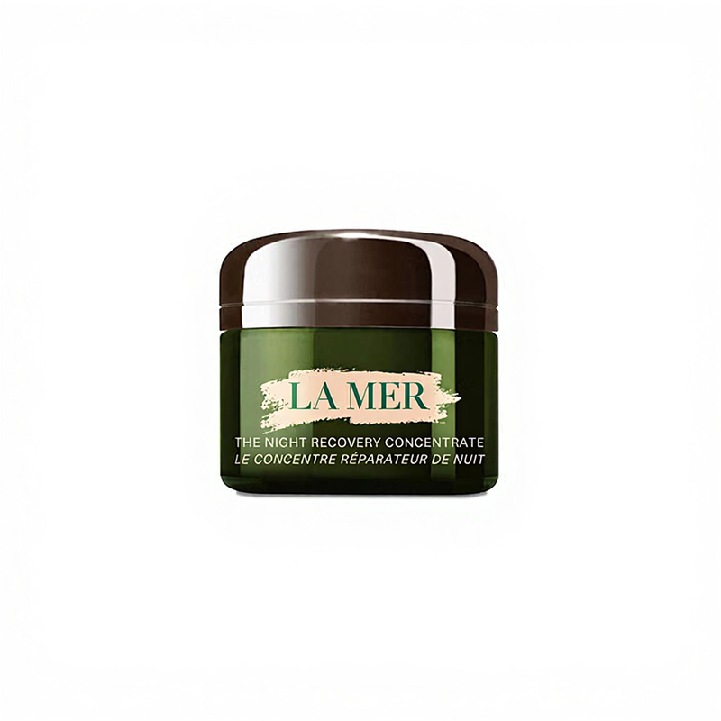 La Mer The Night Recovery Concentrate 7 ml Deluxe Reisegröße – Übernacht-Schutzbarriere-Reparatur-Serum-in-Maske für empfindliche, gestresste Haut