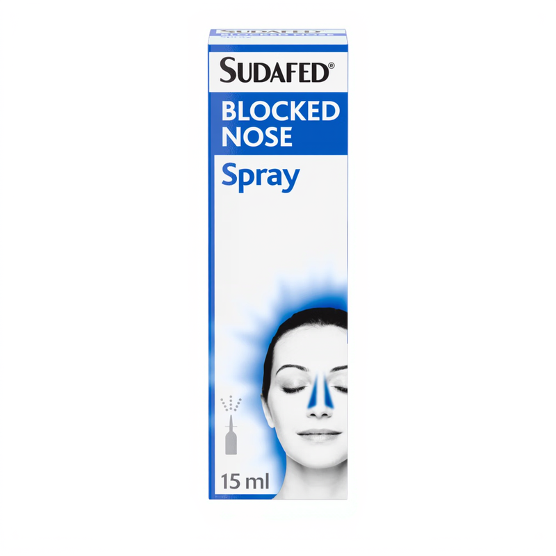 Blocked Nose Nasal Spray Congestion Relief Up to 10 Hours - 15 ml