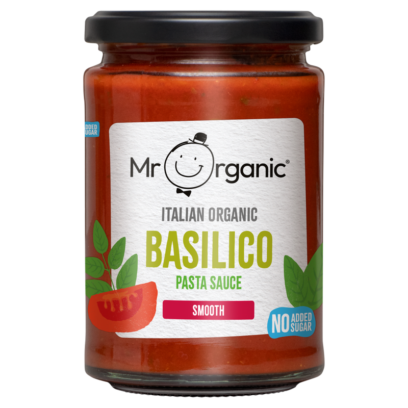 Mr Organic Organic Smooth Basilico Pasta Sauce 350G
