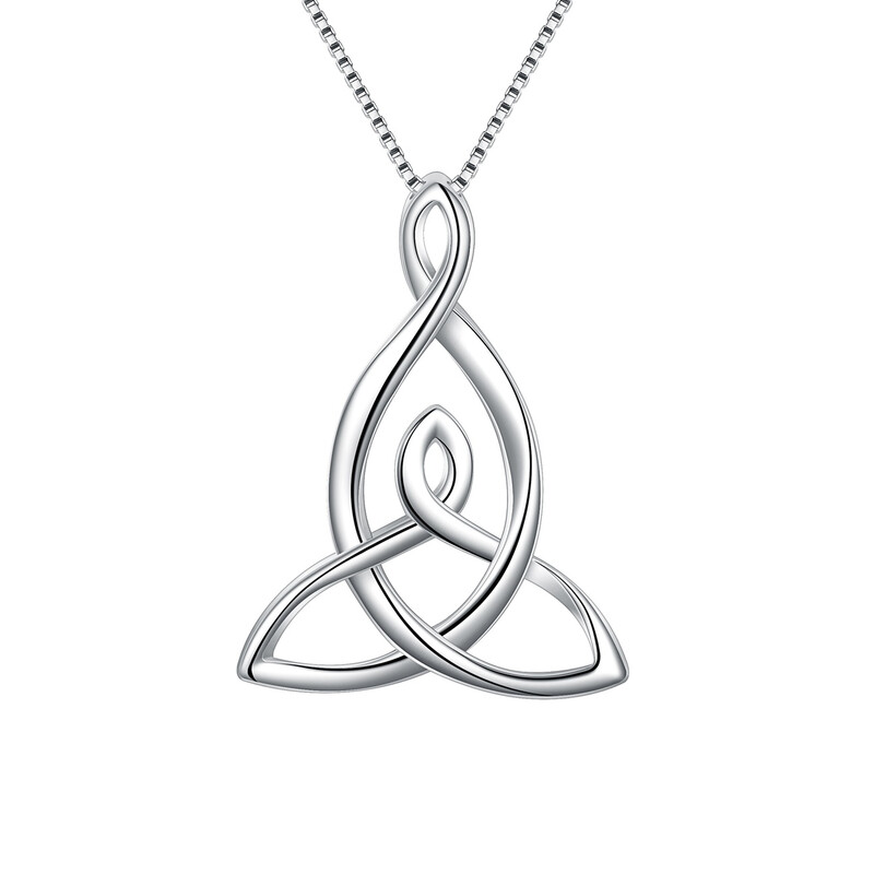 Triangle Celtic Knot Necklace