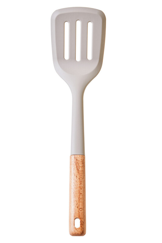 Maison By Premier Grey Stone Silicone Head Slotted Turner