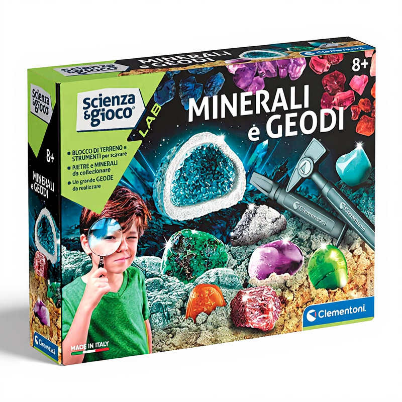 Clementoni mineraal- en geode-set