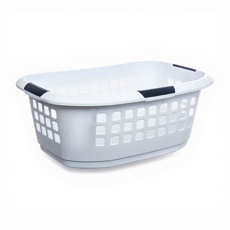 5five Panier à linge 51 L - Blanc - Polypropylène - L 67,4 x l 46,8 x H 27,1 cm