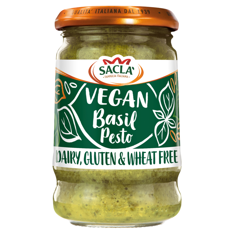 Sacla Free From Classic Basil Pesto 190G