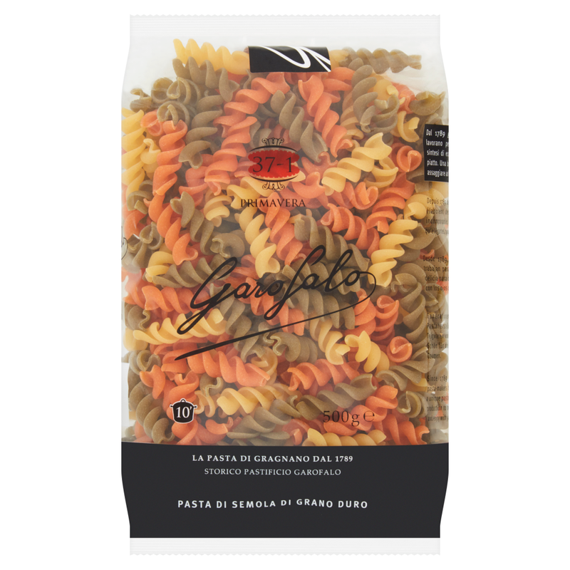 Fusilli Tricolore Dry Pasta 500g