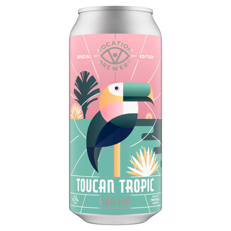 Vacation Brewery Golden/White Vacation Brewing Toucan Tropic Ddh Ipa 440Ml