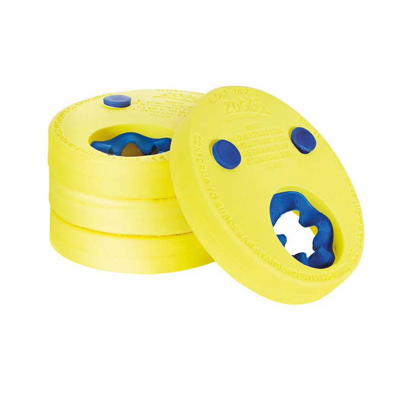 Float Discs Durable Puncture Free Arm Floats 2-6 Years 2 Packs Yellow