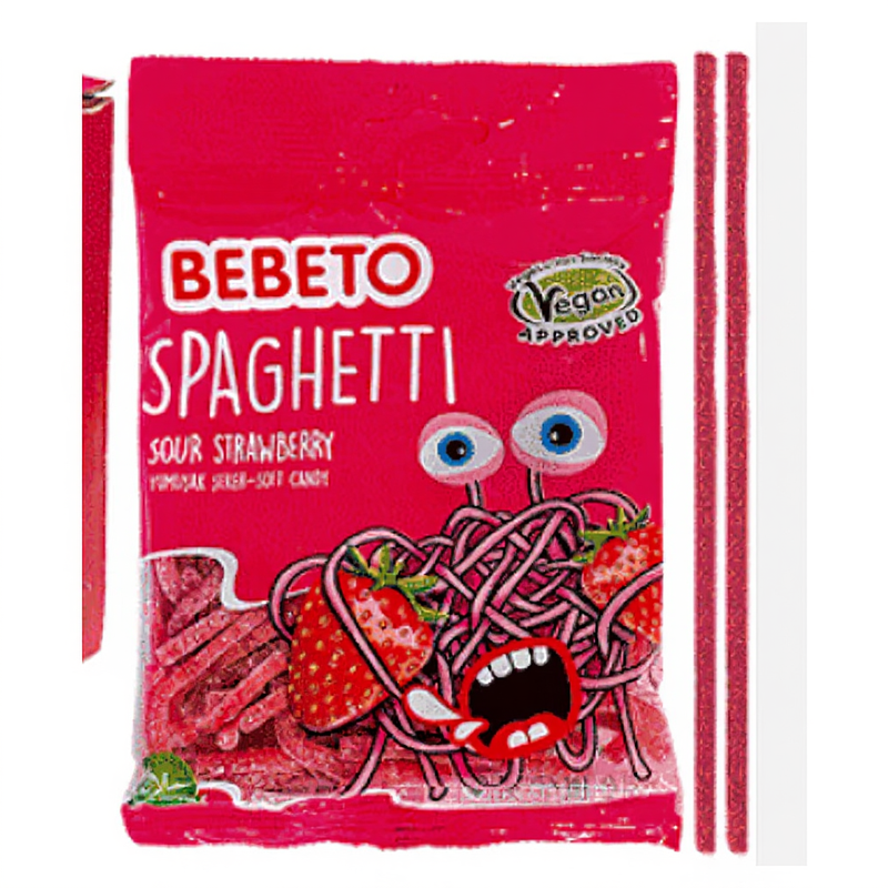 Bebeto J Spaghetti Aardbei 80 g