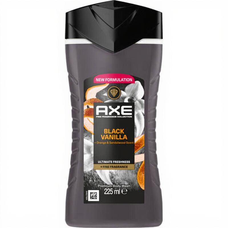 AXE Fine Fragrance Body Wash Black Vanilla 225ml - AXE Feine Düfte Duschgel Black Vanilla 225ml