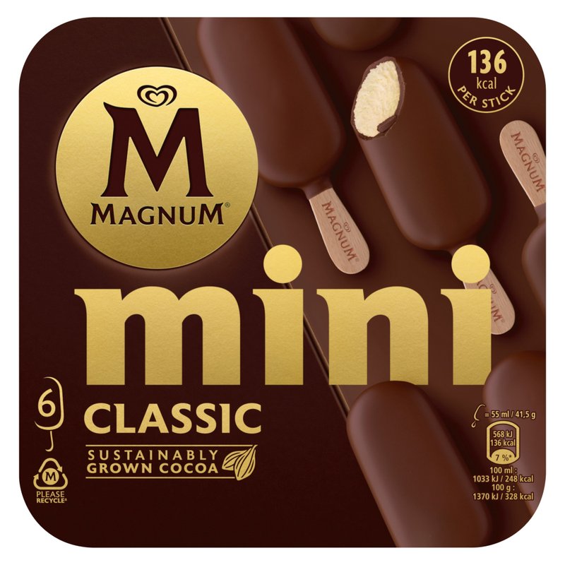 Magnum Mini Ice Cream Sticks Classic 6X55ml