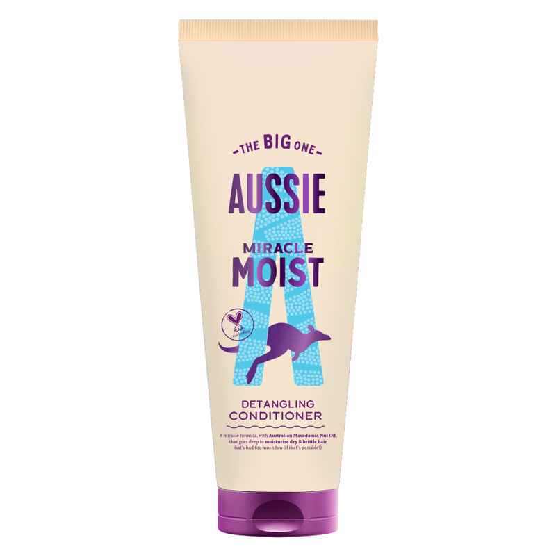 Aussie Orange Miracle Moist Detangling Conditioner 275Ml Moisturising Formula To Revive Dry Hair