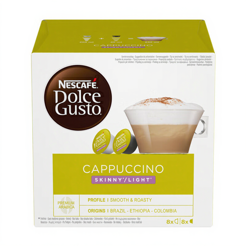 Nestlé cappuccino light koffiecapsules - 16 stuks