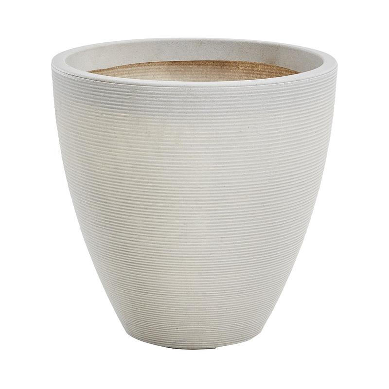 Large Valencia Planter 40cm Diameter 30cm Height -Stone