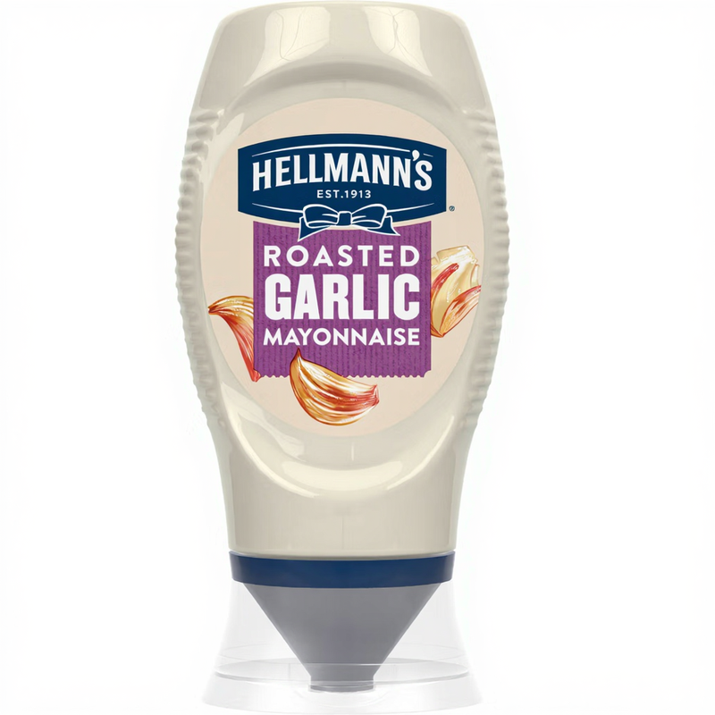 Hellmanns Squeezy Garlic Mayonnaise 250ml