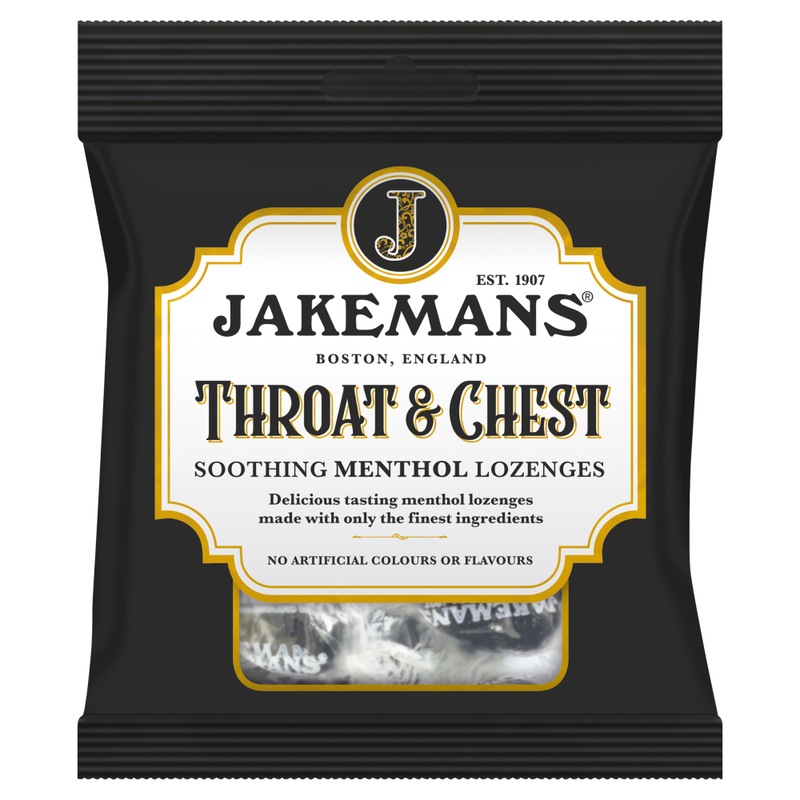 Throat and Chest Lozenges Menthol Flavour - 73 g