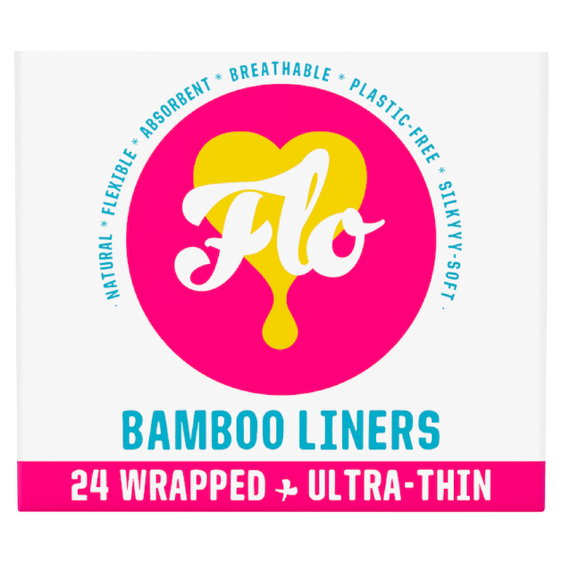 Here We Flo Light Flo Bamboo Liners 24 Wrapped
