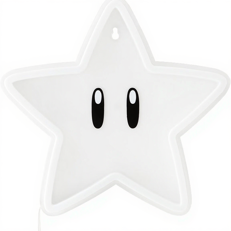 Paladone Super Mario Wandmontage LED Neonlicht - 24 x 25 cm, Multi