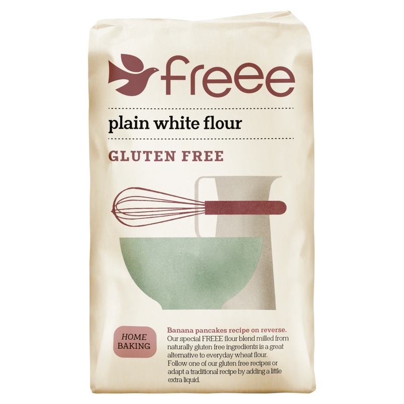 By Doves Farm Free From Gluten Plain White Flour 1kg