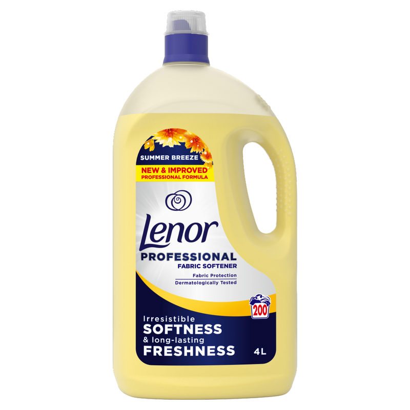 Professional Fabric Softener, Summer Breeze, 4l x 200 washes