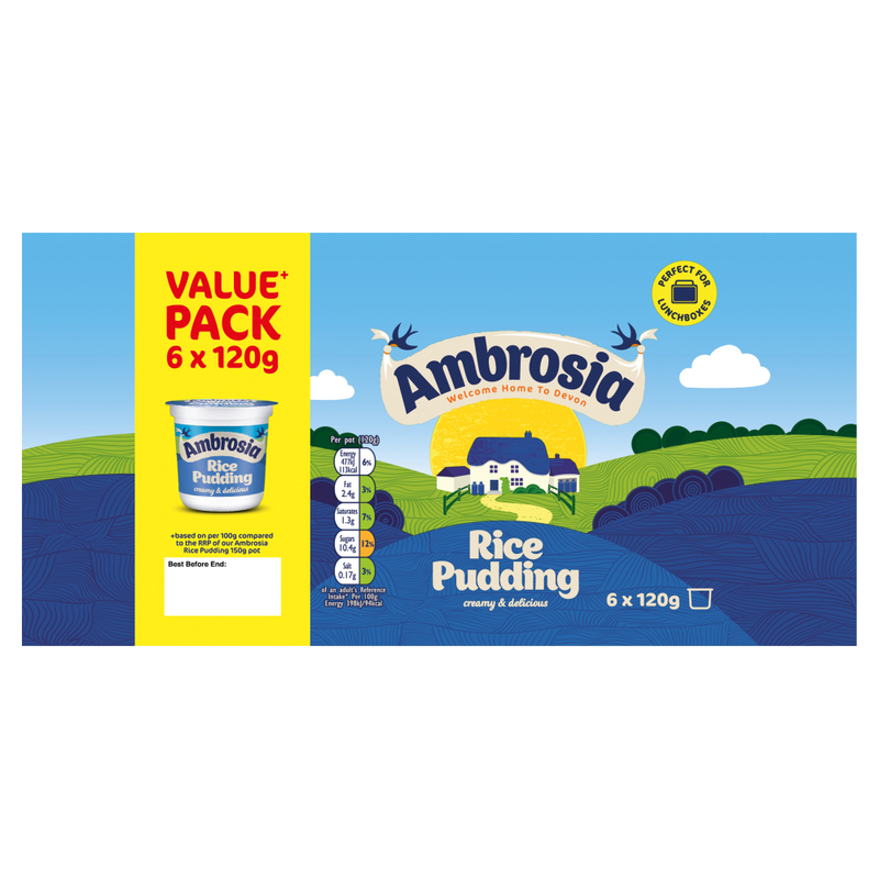 Rice Pudding 6 Pack 720g