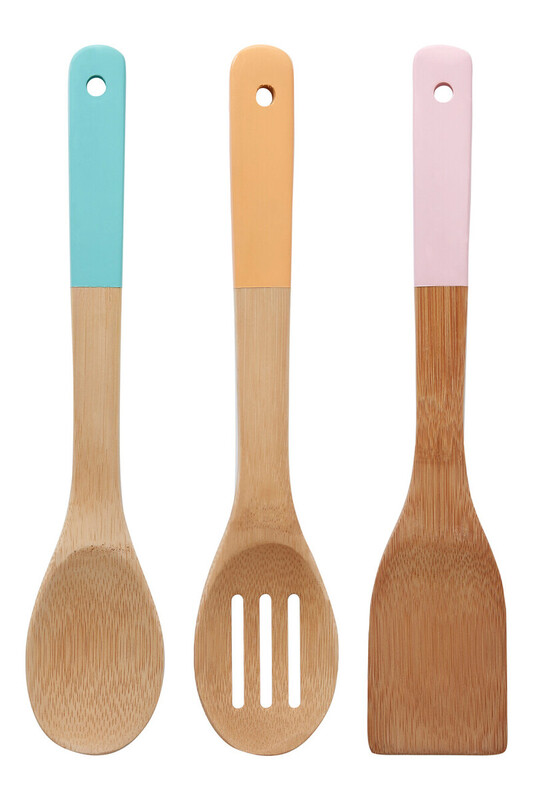 3pc Bamboo Kitchen Utensil Set