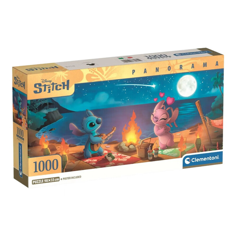 Disney Stitch 1000 Piece Panorama Puzzle
