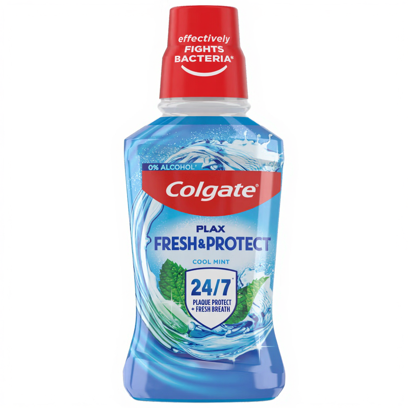 Plax Cool Mint Mouthwash Alcohol Free 250ml