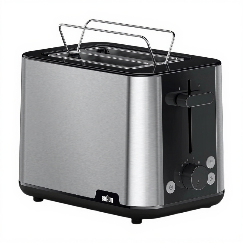 Braun HT101BI-HT1510BK 8 2 Scheibe(n) 900 W Schwarz, Edelstahl