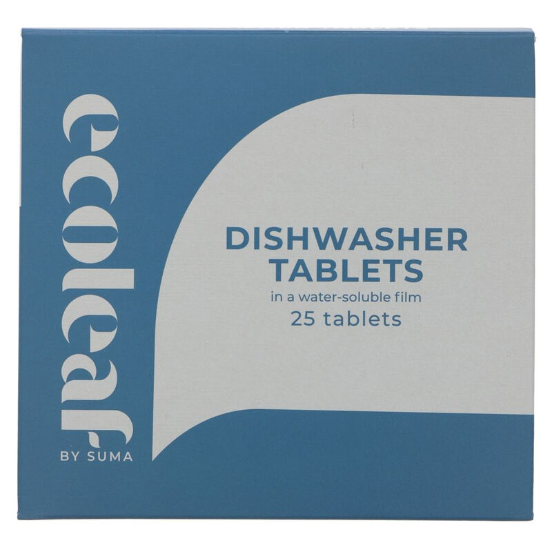 Ecoleaf By Suma Dishwasher Tablets Classic Citrus Scented 25 Tabs