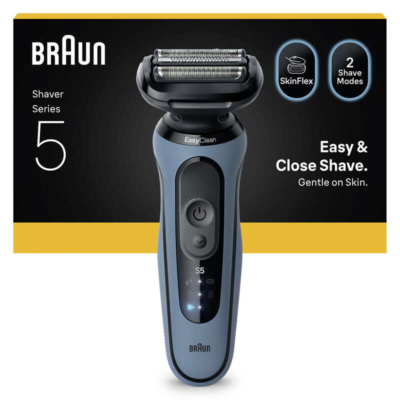 Series 5 52-A1000S Wet & Dry Electric Shaver, Up to 50 min Cordless Run Time, Wet & D