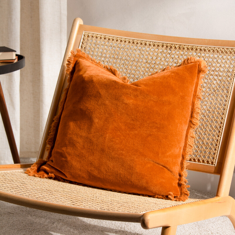 Cushion Jaye Square Rust 45x45cm