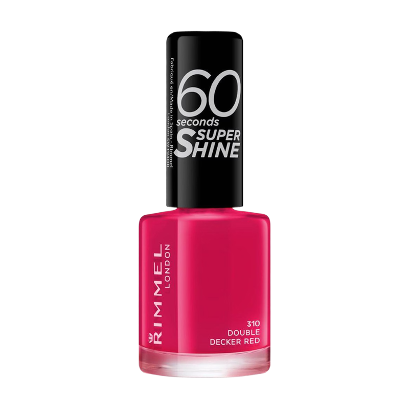 Rimmel 60 Seconds Super Shine Nail Polish Double Decker Red 8ml