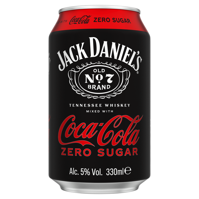 & Coca-Cola Zero Sugar 330ml (Containing Sweeteners)